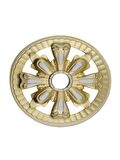 Saray Tavan Motif 25X25 Cm Oval Küçük Avize Göbeği-Bronz Renk
