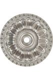 40X40 CM OVAL DEKORATİF AVİZE GÖBEĞİ-GÜMÜŞ RENK