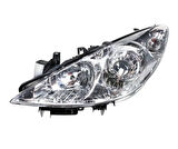 Peugeot 307 Ön Far Sol (Mercekli-motorlu) 2006 Sonrası Uyumlu