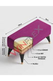 wi̇nflex  dekorati̇f di̇kdörtgen puf –(38 x 100cm) somon pembe renk