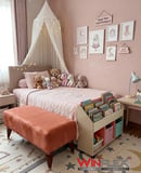 wi̇nflex  dekorati̇f di̇kdörtgen puf –(38 x 100cm) somon pembe renk