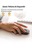 LENOVO Tab P11 GEN 2 11.5" Tablet İçin Uyumlu Bluetooth Şarjlı 2.4Ghz Kablosuz Mouse Sessiz Tıklama