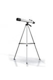Teleskop 100 Kat Yakınlaştırma 50mm Eğitici Astronomik Uzay Doğa Ay Gözlem Teleskobu + Tripod