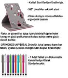 Ixtech IX1011 10.1" Standlı Tablet Kılıfı+Nano Kırılmaz Ekran Koruyucu+Dokunmatik Kalem