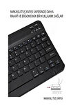 iPad Air 6. / Air 7. Nesil 11" Tablet İçin Uyumlu Slim Şarjlı Türkçe Bluetooth Klavye