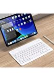 Samsung Tab S9 FE X510 10.9" Tablet İçin Uyumlu Slim Şarjlı Türkçe Bluetooth Klavye & Mouse Seti