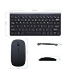 Y700 Tablet İçin Uyumlu Slim Şarjlı Türkçe Bluetooth Klavye ve Mouse Seti