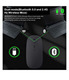 Microsoft Surface Pro Copilot+ PC Tablet İçin Uyumlu Slim Şarjlı Türkçe Bluetooth Klavye ve Mouse Seti