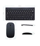 Microsoft Surface Pro Copilot+ PC Tablet İçin Uyumlu Slim Şarjlı Türkçe Bluetooth Klavye ve Mouse Seti