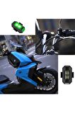7 Renk Mini Led Şarjlı 45w Dron Scooter Bisiklet Motorsiklet Araba Çakarlı Led Uyarı Işığı