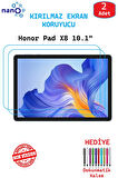 2 ADET Honor Pad X8 10.1" Tablet İçin Tam Uyumlu Ekran Koruyucu Şeffaf Cam Nano HD Esnek Kırılmaz