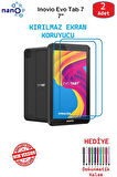 Inovio Evo Tab 7" İçin Nano Ekran Koruyucu 9h Esnek 2 ADET