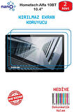 Hometech Alfa 10BT 10.4" İçin Nano Ekran Koruyucu 9h Esnek 2 ADET