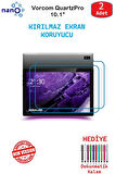 Vorcom QuartzPro 10.1" İçin Nano Ekran Koruyucu 9h Esnek 2 ADET
