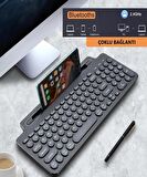 Samsung Tab S9 FE X510 10.9" Tablet Uyumlu Kendinden Standlı Numerik Kablosuz Bluetooth Klavye