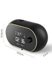 Modern Stil Duvara Monte USB Şarjlı LCD Dijital Ekran Otom. Temassız Sensörlü Köpük Sabunluk 450ml