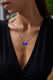 Sertifikalı Doğal Lapis Lazuli Taşı Kolye