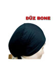 BONE FIRFIRSIZ HİJAB, TESETTÜR BONE, SİYAH PENYE DİKİŞSİZ DÜZ RAHAT BONE 2 ADET