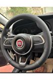 Üniversal Dikmeli Direksiyon Kılıfı Fiat Egea Easy Plastik Direksiyon İçin Uyumlu