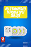 Yapışkanlı Üçlü LED Dolap Işığı