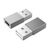 MH-301 USB to Type-C Dişi Çevirici Dönüştürücü Adaptör (Gri)