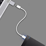 MH-301 USB to Type-C Dişi Çevirici Dönüştürücü Adaptör (Gri)