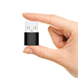 USB to Type-C Dişi Çevirici Dönüştürücü Adaptör (Siyah)