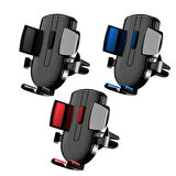 Araç İçi Çok Fonksiyonlu 360 Derece Dönebilir Telefon Tutucu (Siyah-Kırmızı)