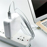 Usb-C To Magsafe 2 Macbook Pro Macbook Air Uyumlu Şarj Kablosu 1.8M (Beyaz)