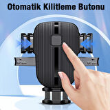B073 Araç İçi Havalandırma Telefon Tutucu (Siyah)