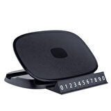 C1219 Torpido Üstü Numaratör Ve Araç İçi Telefon Tutucu (Siyah)