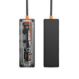 6in1 Type-c To USB3.0 + USB2.0 + Type-c PD 100W + SD + TF + HDMI Çoğaltıcı Hub