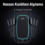 Baseus Milky Way Pro 15W Kablosuz Şarjlı Havalandırma Bölmesi Araç Telefon Tutucu (Siyah)