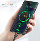 KUULAA Mikro Usb 3A Hızlı Şarj 0.50CM kısa Android Mikro Usb Şarj Kablosu (Siyah-Gri)