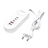 PowerMaster PM-20659 15 Watt 2 Type-C + 2 USB-A Şarj + PD Lightning Adaptör