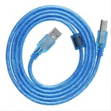 PowerMaster PM-3267 3 Metre Şeffaf Mavi USB 2.0 Yazıcı Kablosu
