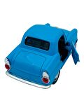 Metal Model Araba Kapıları Açılır Kapanır Çek Bırak Hareket Eden Retro 1955 Ford Thunderbird Mavi