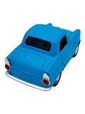 Metal Model Araba Kapıları Açılır Kapanır Çek Bırak Hareket Eden Retro 1955 Ford Thunderbird Mavi