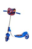3 Tekerlekli Şefaf Slikon Tekerlekli Scooter Çocuk Frenli 80x60 Cm Örümcek Adam