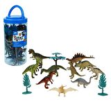 Oyuncak Kutulu Hayvanlar Seti 23 Cm 13 Parça Figür Hayvan Seti Dinozor Seti Hayvanları