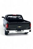 Chevrolet Silverado Model Araba 1,36 Ölçek Lisanslı Çek Bırak Araba Kapı Aç Kapa Siyah
