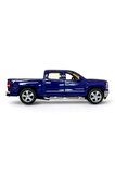 Chevrolet Silverado Model Araba 1,36 Ölçek Lisanslı Çek Bırak Araba Kapı Aç Kapa Mavi