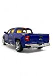 Chevrolet Silverado Model Araba 1,36 Ölçek Lisanslı Çek Bırak Araba Kapı Aç Kapa Mavi