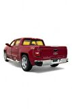 Chevrolet Silverado Model Araba 1,36 Ölçek Lisanslı Çek Bırak Araba Kapı Aç Kapa Kırmızı