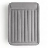 Elektirikli Dahili Pompalı Şişme Yatak Çift Kişilik 152x203x42Cm Kadife Kaplı Yatak