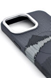 iPhone 11 Uyumlu Dijital Desenli MagSafe Şarj Özellikli Silikon Kapak Kılıf