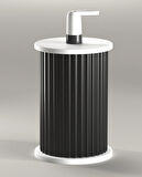 Modena Damacana Kılıfı Mat Siyah Beyaz - Dekoratif Lüks Damacana Gizleme Saklama Kılıfı