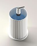 Modena Damacana Kılıfı Mat Siyah Beyaz - Dekoratif Lüks Damacana Gizleme Saklama Kılıfı