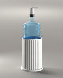 Modena Damacana Kılıfı Mat Siyah - Komple Siyah - Dekoratif Lüks Damacana Gizleme Saklama Kılıfı