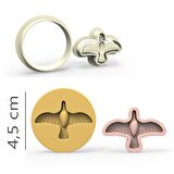 Kuş Kurabiye, Bisküvi, Kolye Ucu, Mühür Kalıp Seti - 4,5 cm